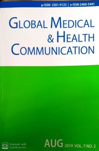 Image of GLOBAL MEDICAL & HEALTH COMMUNICATION: VOL.7 NOMOR 2