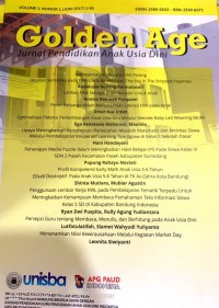 Image of GOLDEN AGE: Jurnal Pendidikan Anak Usia Dini VOLUME 1 NOMOR 1