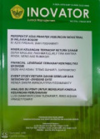 Image of INOVATOR: VOLUME 8 NOMOR 1
