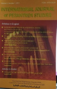 Image of INTERNATIONAL JOURNAL OF PESANTREN STUDIES: VOLUME 5 NOMOR 1