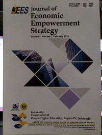 Image of JOURNAL OF ECONOMIC EMPOWERMENT STRATEGY: VOLUME 2 NOMOR 1