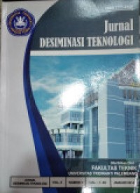 Image of JURNAL DESIMINASI TEKNOLOGI: VOLUME: VOLUME 2 NOMOR 1