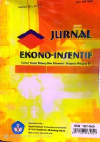 Image of JURNAL EKONO INTENSIF: VOLUME 11 NOMOR 1