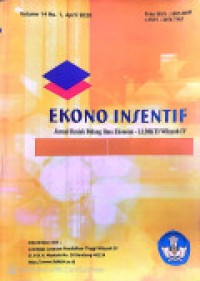 Image of JURNAL EKONO INTENSIF: VOLUME 14 NOMOR 1