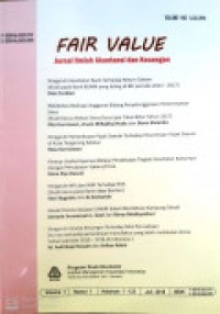 Image of JURNAL FAIR VALUE: VOL.1 NO. 1