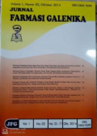Image of JURNAL FARMASI GALENIKA: VOLUME 1 NOMOR 2