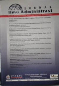 Image of JURNAL ILMU ADMINISTRASI VOLUME XII NOMOR 2