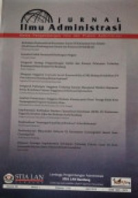 Image of JURNAL ILMU ADMINISTRASI VOLUME XIII NOMOR 1