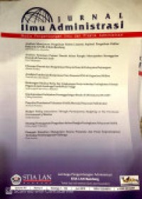 Image of JURNAL ILMU ADMINISTRASI: VOLUME XV NOMOR 1