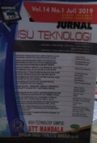 Image of JURNAL ISU TEKNOLOGI: VOLUME 14 NOMOR 1