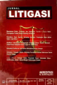 Image of JURNAL LITIGASI: VOLUME 17 NOMOR 1