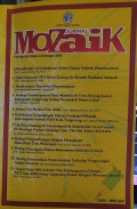 Image of JURNAL MOZAIK: VOLUME III