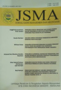 Image of JURNAL SAINS MANAJEMEN DAN AKUNTANSI VOL 14 NO 1 MEI 2022