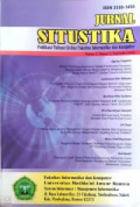 Image of JURNAL SITUSTIKA: VOL. 2 NOMOR 3
