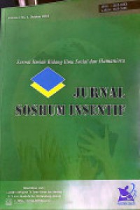Image of JURNAL SOSHUM INTENSIF: VOLUME 1 NOMOR 1