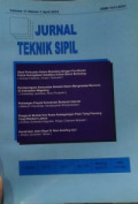Image of JURNAL TEKNIK SIPIL: VOLUME 11 NOMOR 1