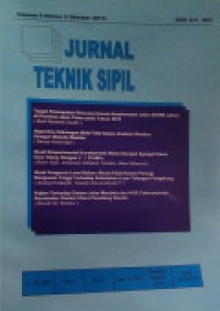 Image of JURNAL TEKNIK SIPIL: VOLUME 9 NOMOR 2