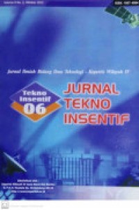 Image of JURNAL TEKNO INSENTIF : VOLUME 9 NOMOR 2, OKTOBER 2015