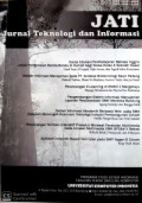 Image of JURNAL TEKNOLOGI DAN INFORMASI (JATI): VOL. 9 NOMOR 2