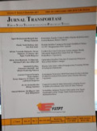 Image of JURNAL TRANSPORTASI FORUM STUDI TRANSPORTASI VOLUME 21 NOMOR 3