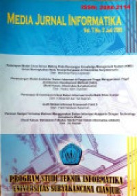 Image of MEDIA JURNAL INFORMATIKA: VOL.7 NOMOR 2