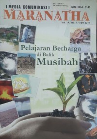 Image of MEDIA KOMUNIKASI MARANATHA VOL. 19 NO. 1 APRIL 2010