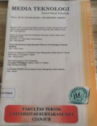Image of MEDIA TEKNOLOGI: JURNAL ILMIAH TEKNOLOGI: VOLUME 5 NOMOR 1