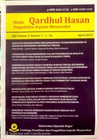 Image of QARDHUL HASAN: MEDIA PENGABDIAN MASYARAKAT: VOLUME 5 NOMOR 1
