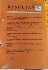 Image of RESULTAN: JURNAL KAJIAN TEKNOLOGI: VOLUME IV NOMOR 2