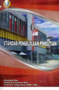 Image of STANDAR PENGELOLAAN PENELITIAN