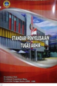 Image of STANDAR PENYELESAIAN TUGAS AKHIR