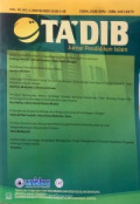 Image of TA'DIB JURNAL PENDIDIKAN ISLAM: VOLUME VII NOMOR 2