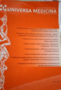 Image of UNIVERSA MEDICINA VOLUME 21 NOMOR 1