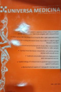 Image of UNIVERSA MEDICINA VOLUME 29 NOMOR 3