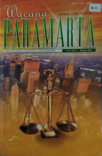 Image of WACANA PARAMARTA: JURNAL ILMU HUKUM: VOLUME II NOMOR 2