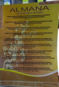 ALAMANA: JURNAL MANAJEMEN DAN BISNIS: VOLUME 1 NOMOR 2