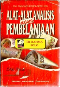 Alat - Alat Analisis dalam Pembelanjaan