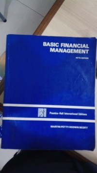 Basic financial management - Fifth Edition