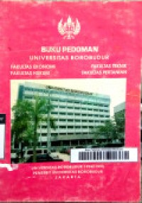 Buku Pedoman Universitas Borobudur