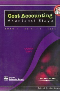 Cost Accounting. 13th Ed.