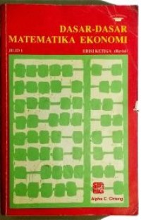 Dasar - dasar Matematika Ekonomi Ed. 3