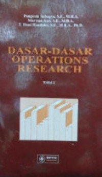 Dasar - dasar Operations Research Ed. 2