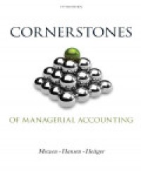 EBOOK : Cornerstones of Managerial Accounting, 5th Edition