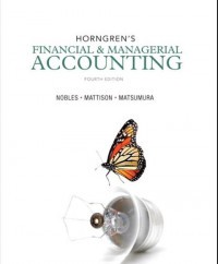 EBOOK : Horngren's Financial & Managerial Accounting,  4th Edition