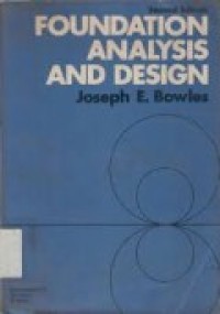 FOUNDATION ANALYSIS AND DESIGN