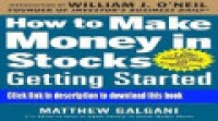 How to Make Money in Stocks Getting Started