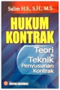 HUKUM KONRAK (Teori dan Teknik Penyusunan Kontrak)