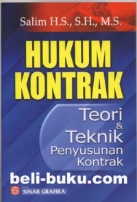 HUKUM KONTRAK