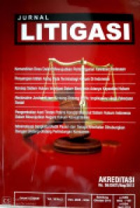 JURNAL ILMU HUKUM (LITIGASI): VOL. 13 NOMOR 2