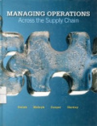 Managing Operations : Across The Supply Chain
